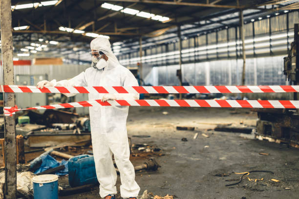 Professional Biohazard technician working in Platte Center, NE